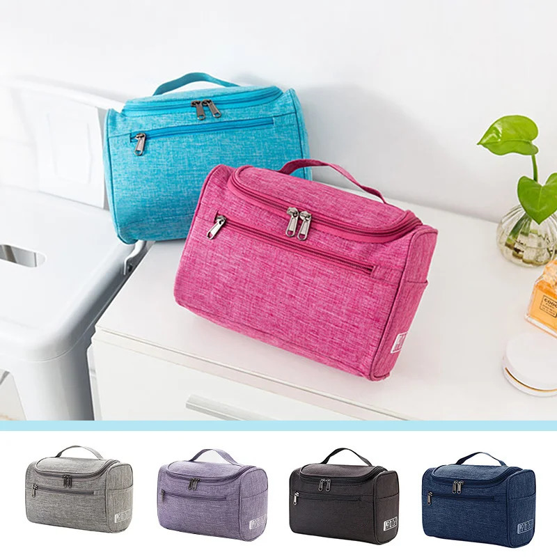 Sanitary bag makeup bag womens bag mens large waterproof nylon travel makeup bag organizers case makeup supplies 241031