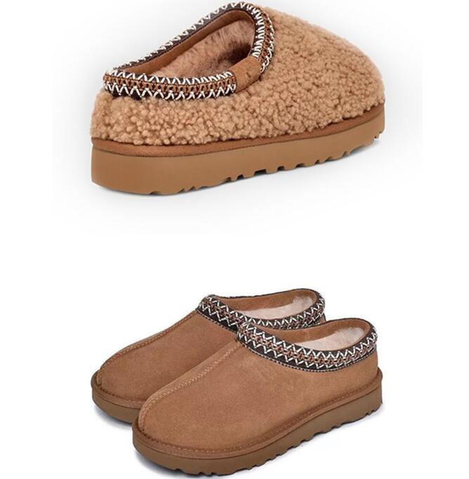 Man Women Tasman slipper snow boots Sheepskin Plush fur keep warm boots tazz cozy red stitch Tasman Casual slippers Beautiful gifts