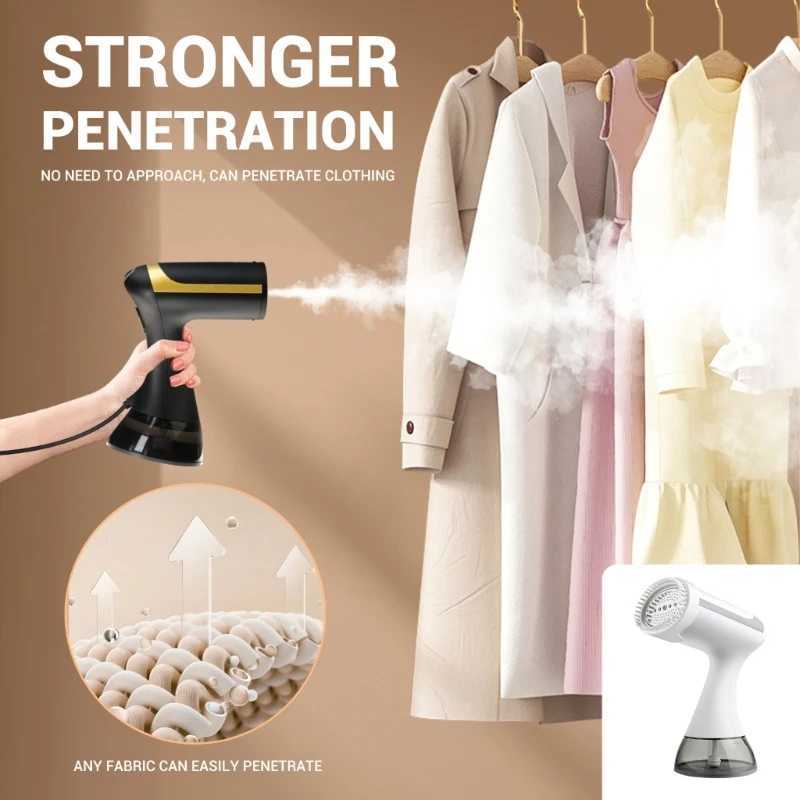 Garment Steamer Handheld Hanging Steam Cleaner 1500W Portable Fabric Wrinkle Removal Iron Y241101