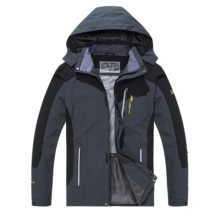 Mens Waterproof Hiking Jacket Large Size Windproof Windbreaker Camping Hunting Running Trekking Fishing Coat Men Outdoor 241024