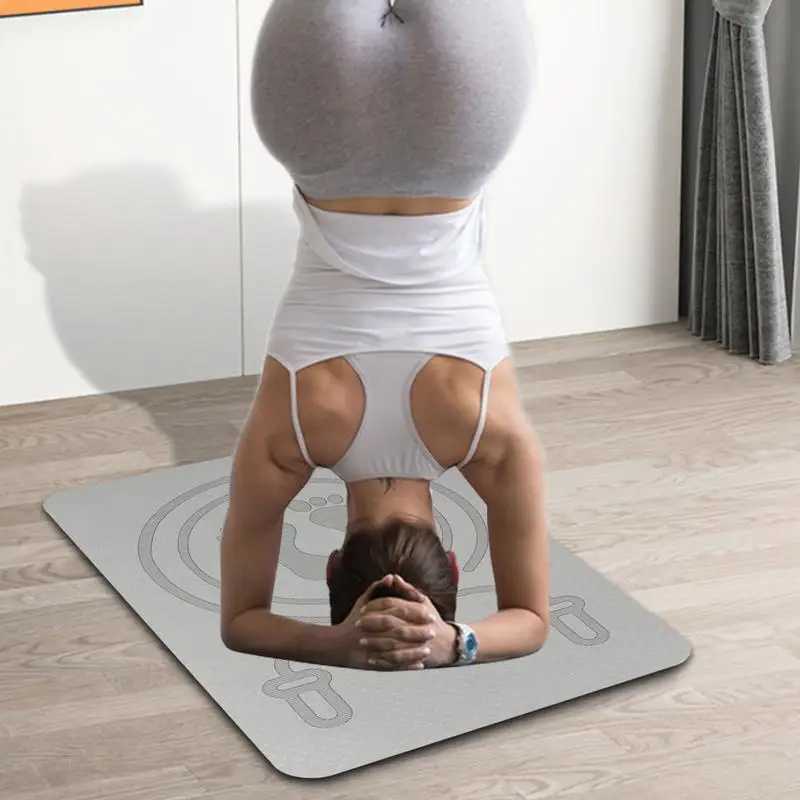 Anti noise skipping rope mat sports shock-absorbing yoga mat high-density board anti-skid slide shock-absorbing fitness matW241101