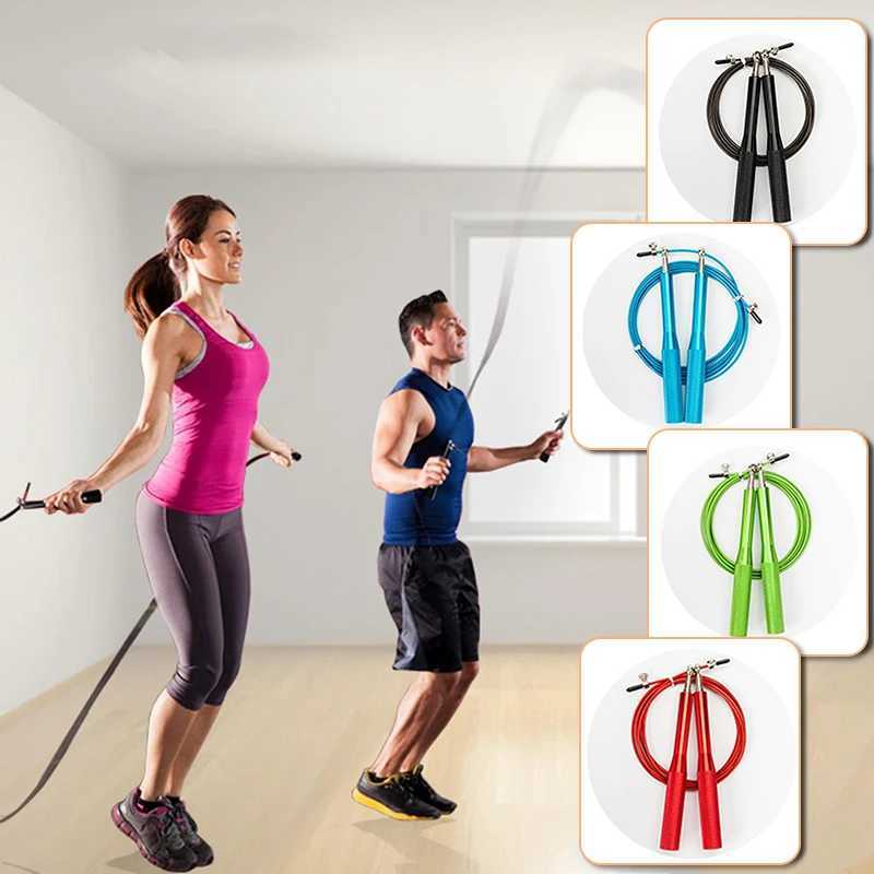 Crossfit Jump Rope Professional Speed Wire Jump Rope Fitness Training Equipment MMA Boxing Home ExerciseW241101