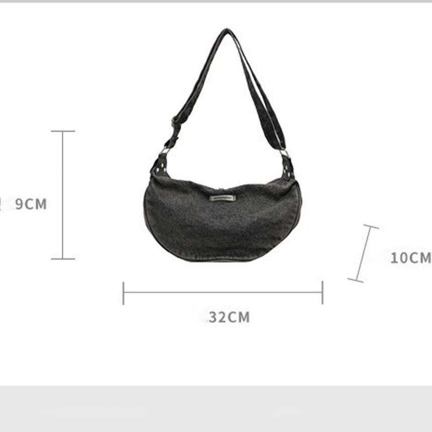 Shoulder Bags Niche Design Crossbody Bag For Women Denim Dumpling Bag Simple Versatile Small Shoulder Bag Commuting Single Shoulder Bag 241015