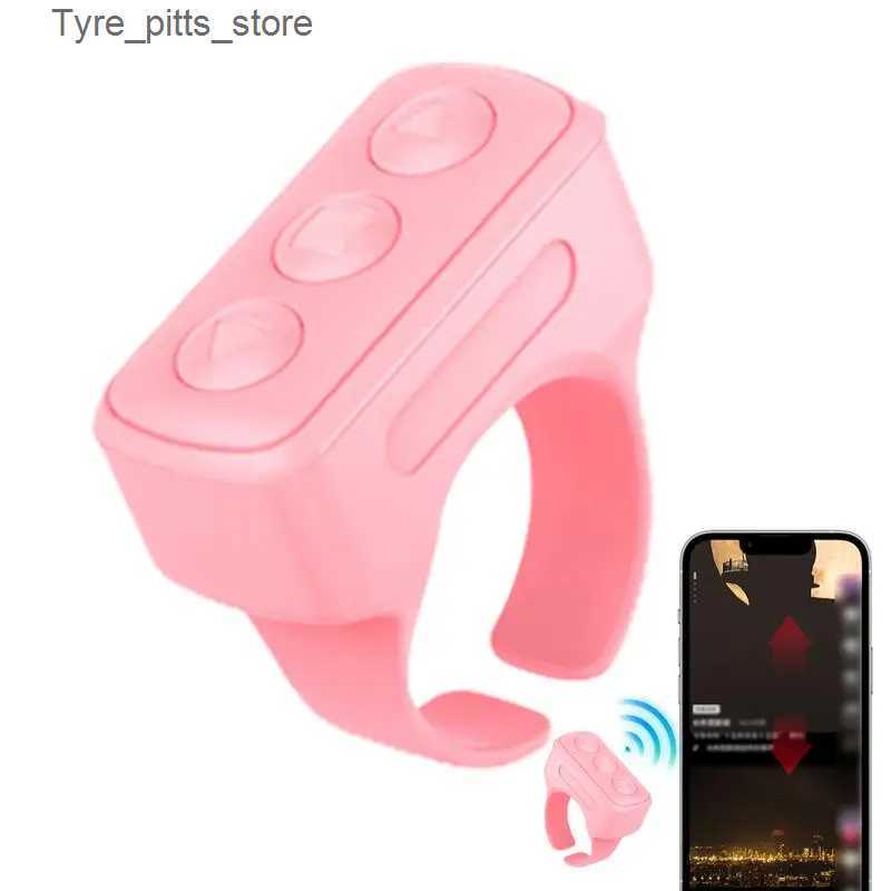 Smart Remote Control Remote Control Scrolling Finger Wireless Blue tooth Remote Control Scrolling Ring Video Record Controller For Tiktoks Selfie L240