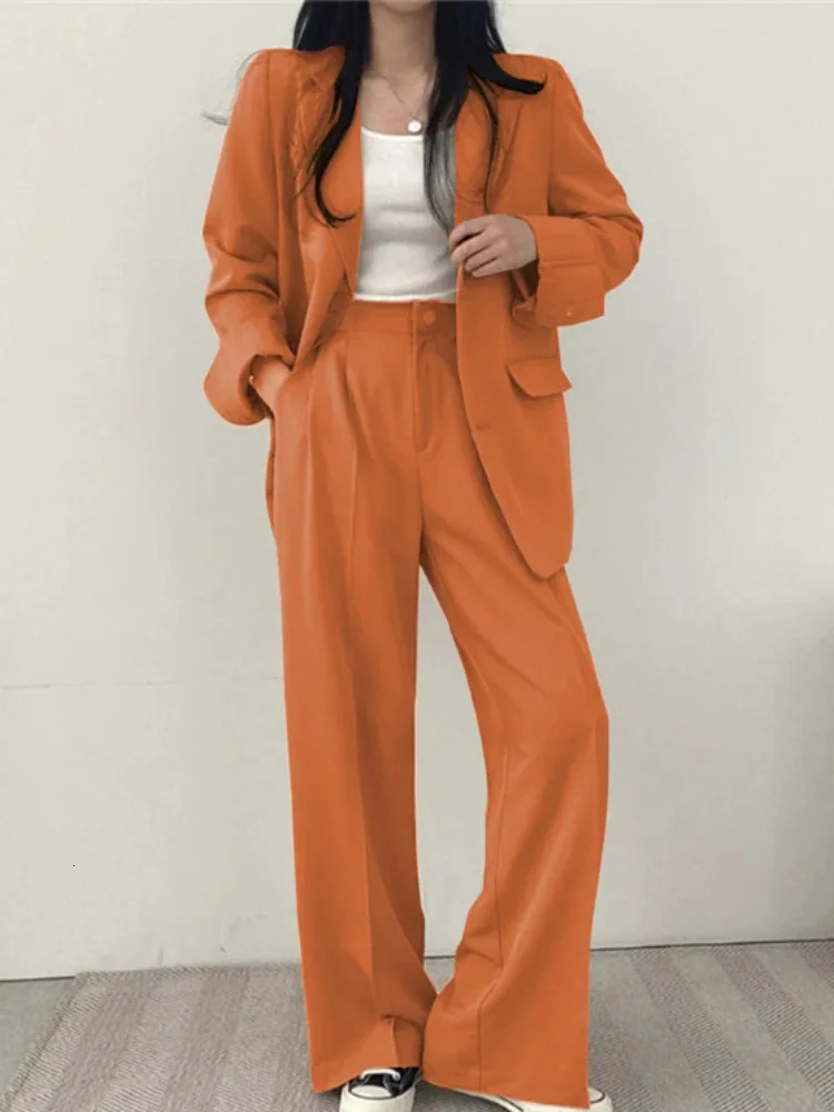 Korean Fashion Spring Womens Set Casual Top Mens 2-piece Set Womens Coats Slim Fit Womens Jacket 241031