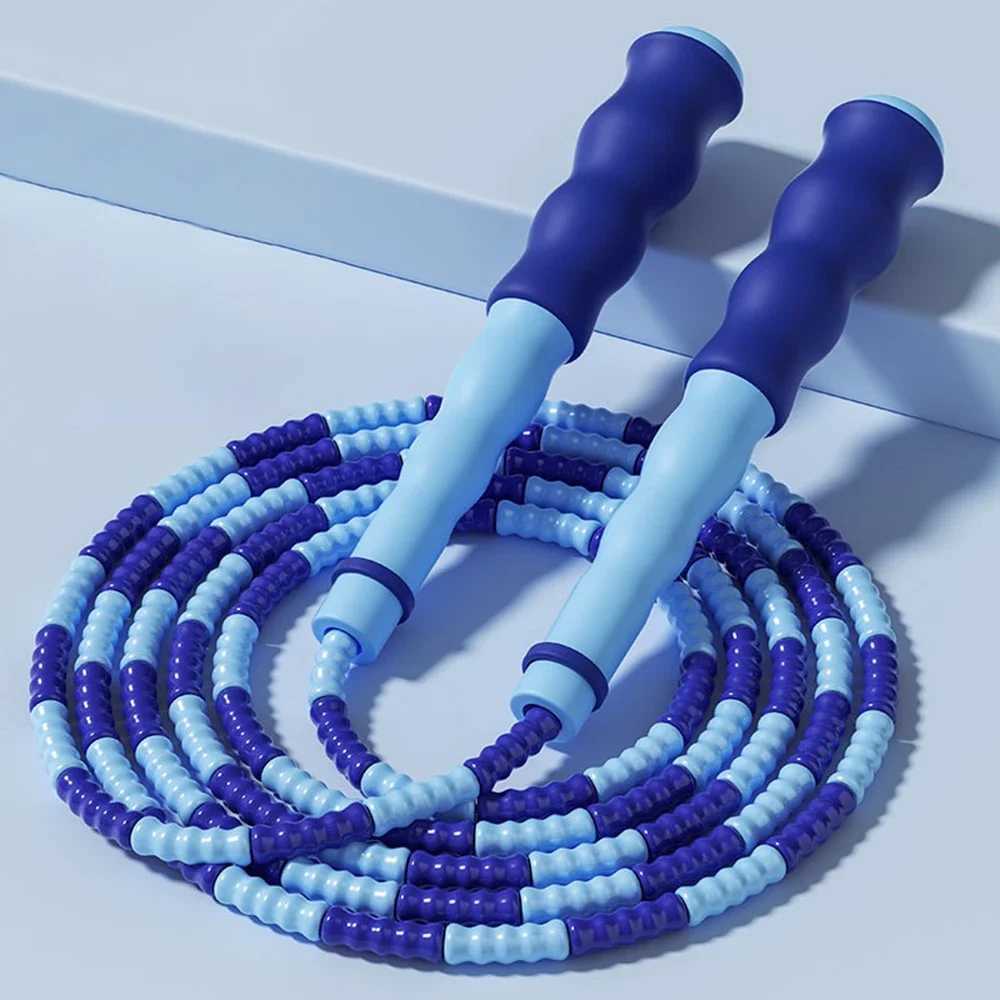 Adjust the flexible PVC bamboo joint sports equipment to reduce the weight of childrens skipping rope making it less likely to knot skipping ropeW2411