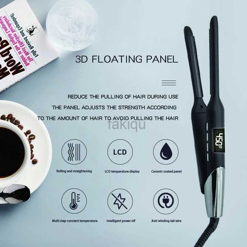 Hair Dryers Hair Curlers Iron Dryer Brush Corrugation Hairs Curling Straightener Iron Ceramic Professional Electric Styling Tools 240401