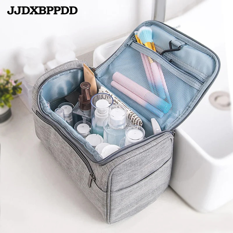 Sanitary bag makeup bag womens bag mens large waterproof nylon travel makeup bag organizers case makeup supplies 241031
