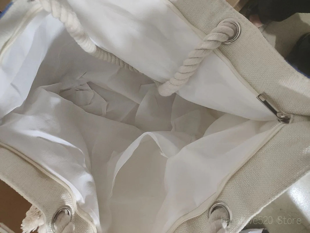 Womens Large Capacity Beach Bag Sports Fitness Canvas Tote Summer Handbag Shoulder Holiday Female 241029