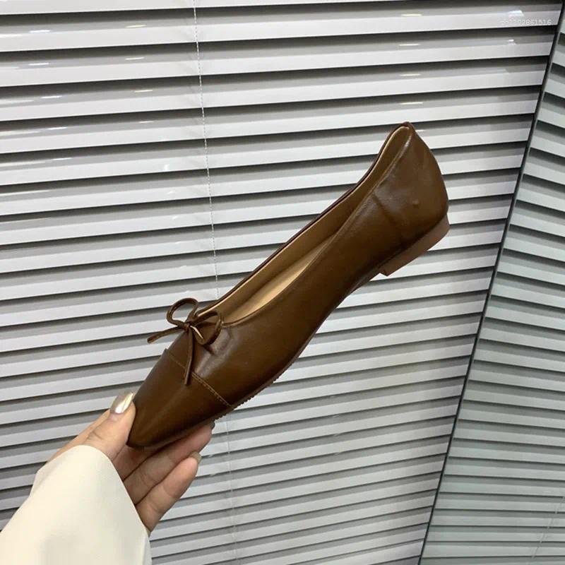 Bailamos Casual Shoes Women Brand Flats Fashion Ballet Bow Pregnant Women's Loafers Dress Mujer 's