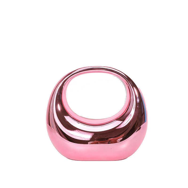 CMM Popular Bag for Women New Fashion Candy Colored and Stylish Wrist Shiny Acrylic Dumpling Bag