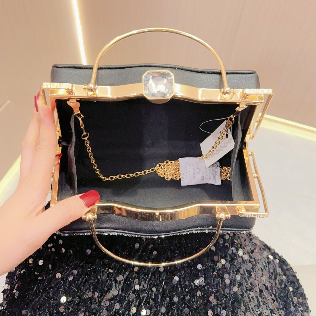 New Designer Party Celebrity Set Diamond Women's Wedding Handbag Single Shoulder Crossbody Bag