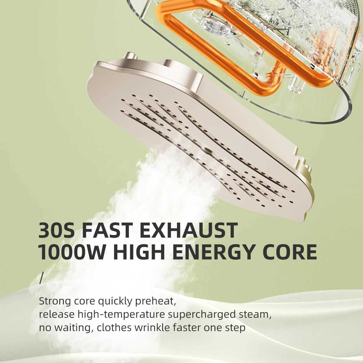Portable rotary steam iron handheld mini hanging iron household clothing ironing travel wet dry ironing Y241101