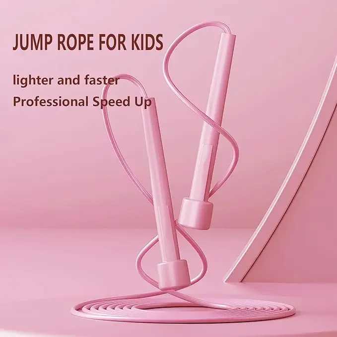 Whosa 2.8m Racing Jump Rope PVC Adult Weight Loss Portable Fitness Equipment Professional Childrens Sports Jump RopeW241101