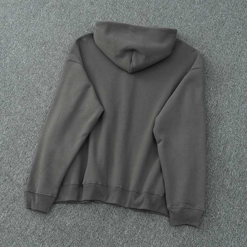 Ultra thin Season 6 Mens Hoodie Womens High Quality Casual Pocket Zipper Solid Coat X241031