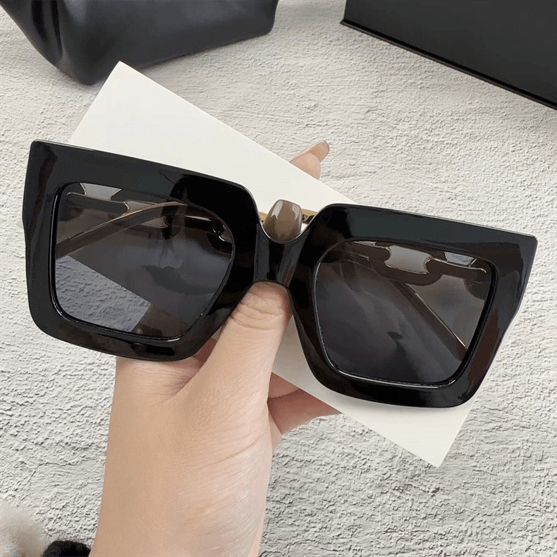 Polaroid lenses, high-end women's eyeglass frames, vintage metal sunglasses Fashionable cute cat eye glasses tortoiseshell anti blue light W069 B