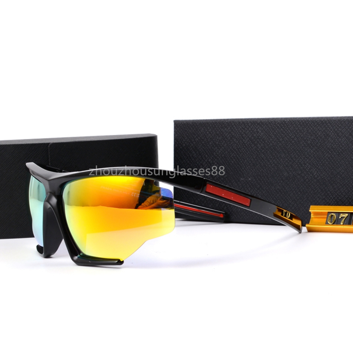 Top Quality luxury Oversize Designers Metal Frame Sunglasses polaroid lens For womens Mens Goggle senior Eyewear Vintage Big Frame Women with box88