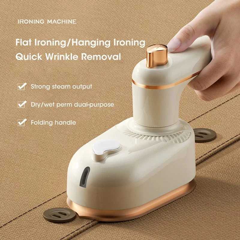 Portable steam iron rotating electric iron no harm to clothes dual-purpose dry and wet design basic water spray iron for travel Y241101