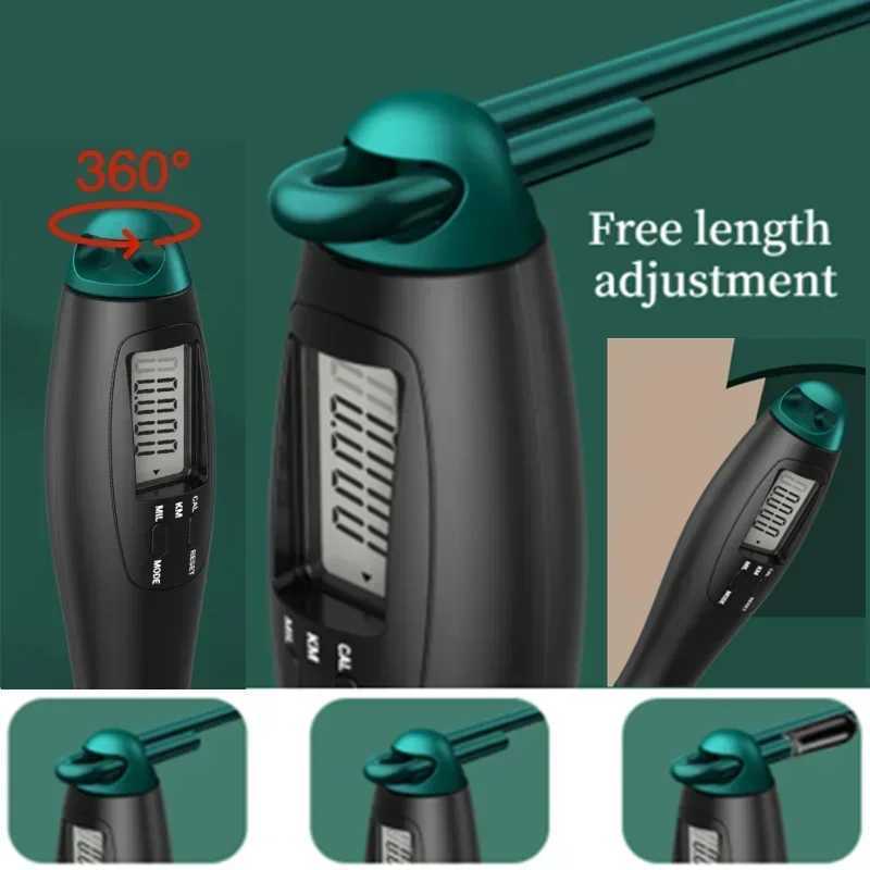 CNC skipping rope ball steel PVC skipping rope exercise adjustable skipping rope fitness equipmentW241101