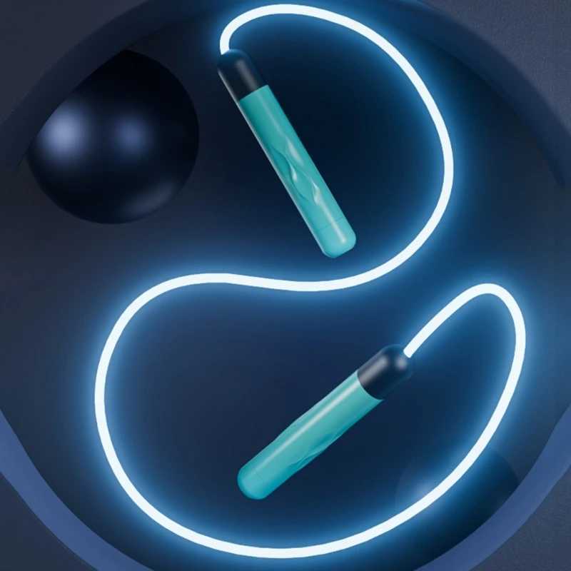 Ski Rope Fitn Adjusteab Night Light Ski Rope Exercise D Jump Rope Light Training Rope Sports EquipmentW241101