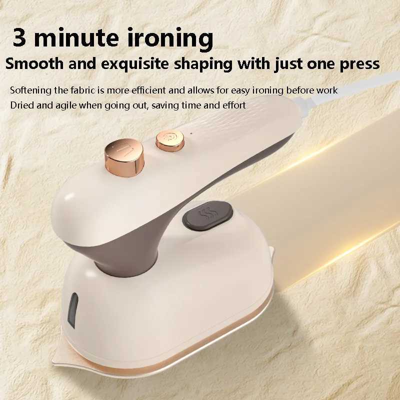 40W Mini Steam Ironing Hine Handheld 180 Rotating Folding Clothing Steam Quick Wrinkle Removal Travel He Steam Ironing Y241101