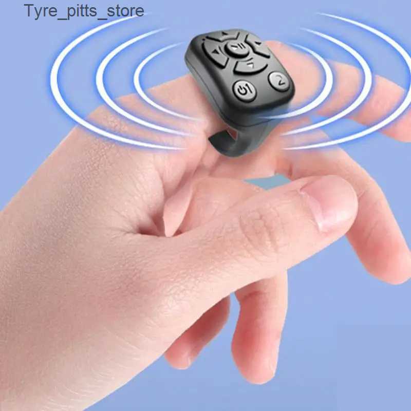 Smart Remote Control Wireless BT Shutter Release Button Mini Fingertip Ring Remote Control Phone Selfie Controller Self-Timer L240910