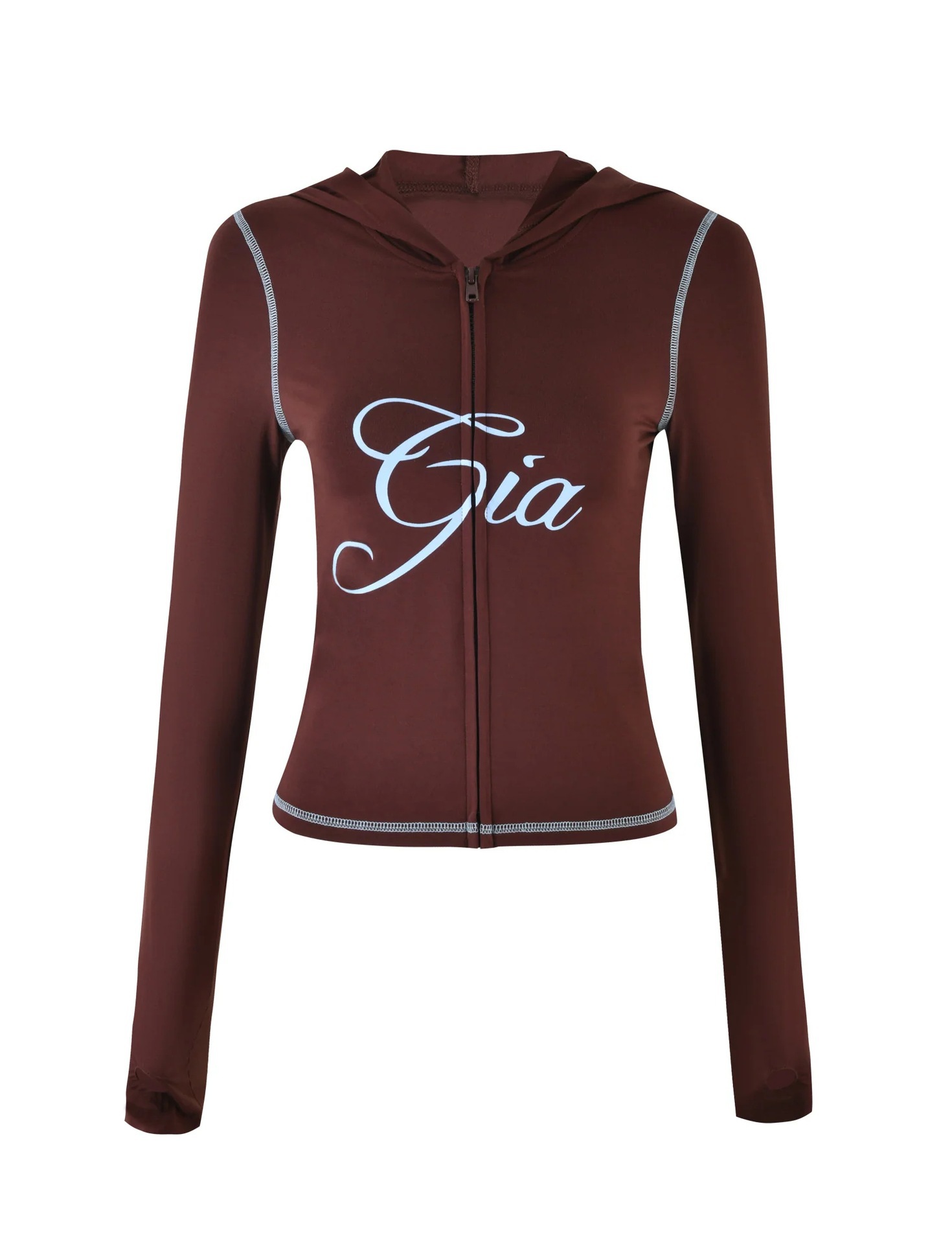 I am gia Womens Tracksuit Piece Set Designer Sports Suit For Women Flared Pants Zip-up Cap Long Sleeve High Quality Spring Top & Low Waist Micro Social mj