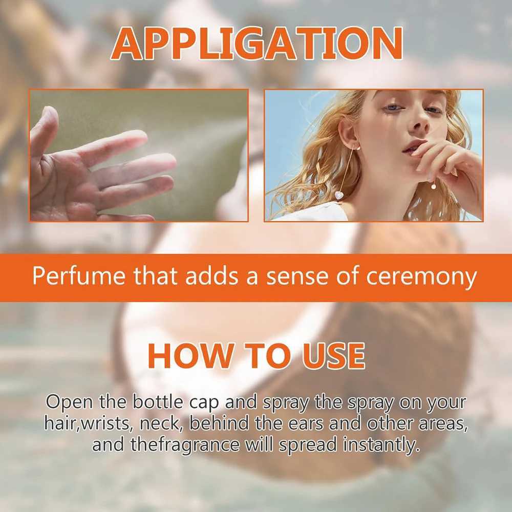 50ml Vanilla Skin Perfume Skin Body Mist Vanilla Essential Oil for Skin Eau De Toilette Spray Long Lasting Perfume for WomenXJ241101