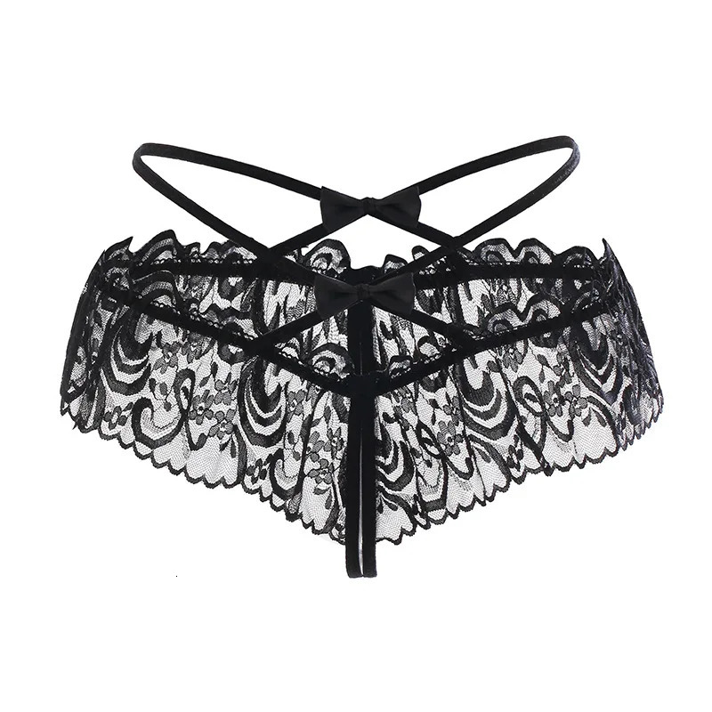 Sexy Underwear Open Crotch Thong 241031
