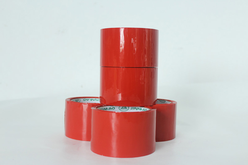 Factory direct red sealing tape large roll goods marking express sealing packing wholesale