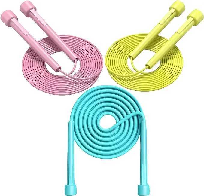 Whosa 2.8m Racing Jump Rope PVC Adult Weight Loss Portable Fitness Equipment Professional Childrens Sports Jump RopeW241101