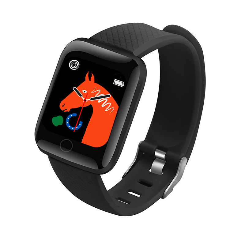 D13 Smart Watch Electronic Sports Smartwatch Fitness Tracker For Android Smartphone 116 Plus Color Screen Bracelet Bluetooth Reminder Heart Rate Blood