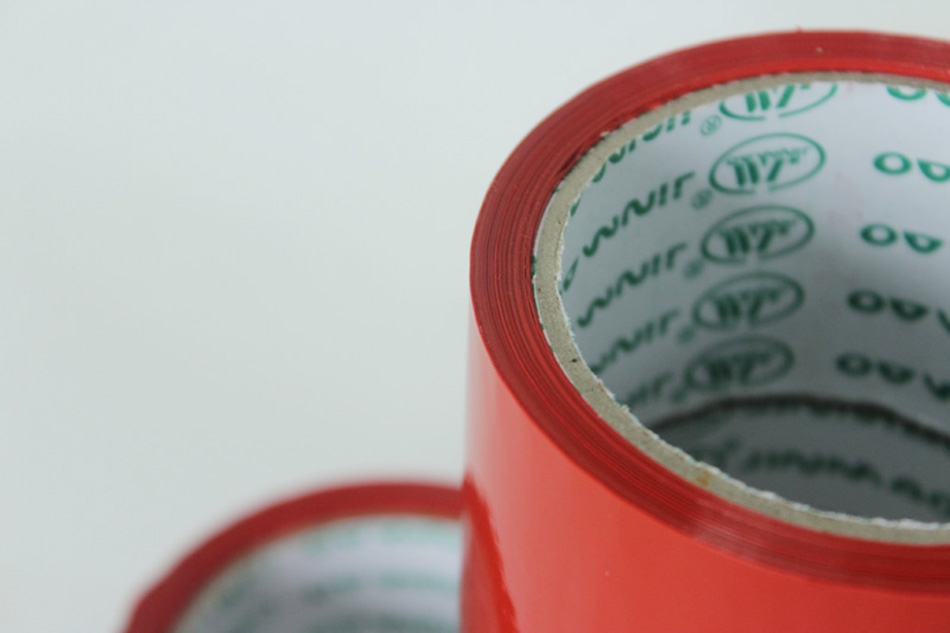 Factory direct red sealing tape large roll goods marking express sealing packing wholesale