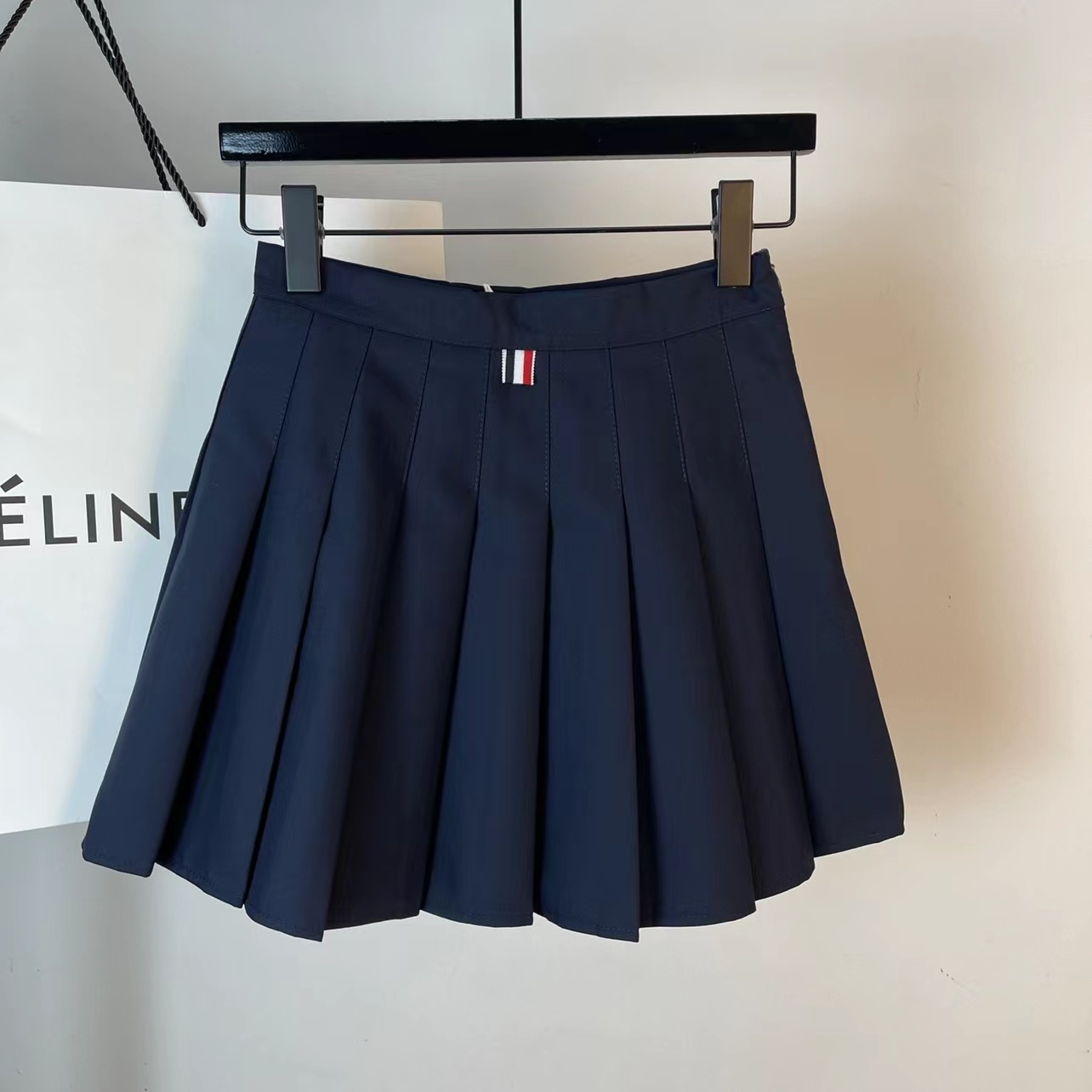 Designer Women's Short Summer Girls Classic Pleated Mini Maxi Skirts Slim Black A-E Skirt Small Leather Dress Multiple Styles Size S-2Xl