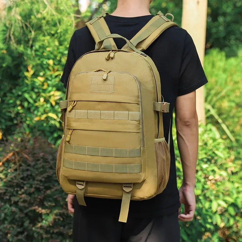 Outdoor Tactical Large Capacity Shoulder Bag Oxford Waterproof Camouflage Backpack For Sports Mountaineering Hiking Training 241029