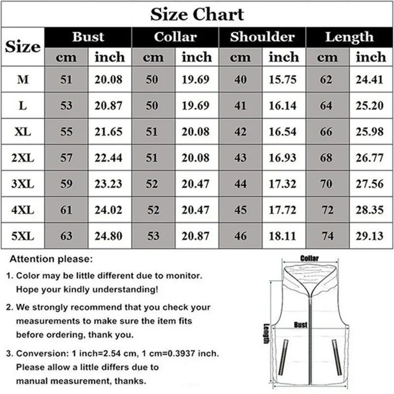 Mens Custom Your Zipper Warm Vest Casual Sports Stand Collar Sleeveless Jacket Winter Down 241024