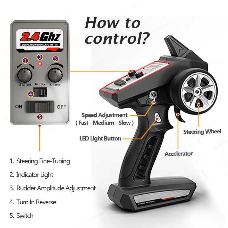 Free shipping 1 16 brush brushless RC off-road vehicle 4x4 high-speed 50KM/H or 70KM/H 2.4G 4WD remote control car with LED toys suitable for adults a