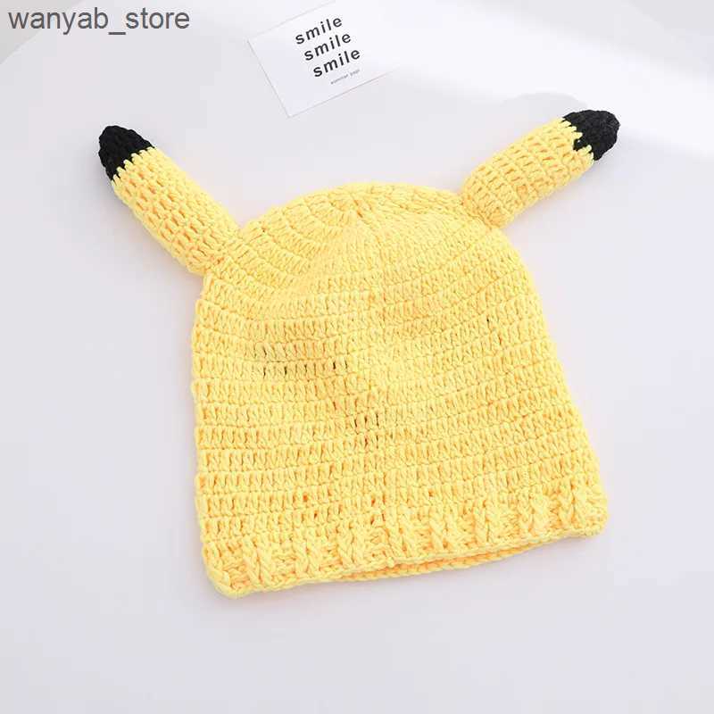 Wide Brim Hats Bucket Hats Funny Spoof Pullover Hat Men Women Cartoon Handmade Knitted Hat Halloween Bully Robber Woolen Mask Sunglasses Amuse Head Co