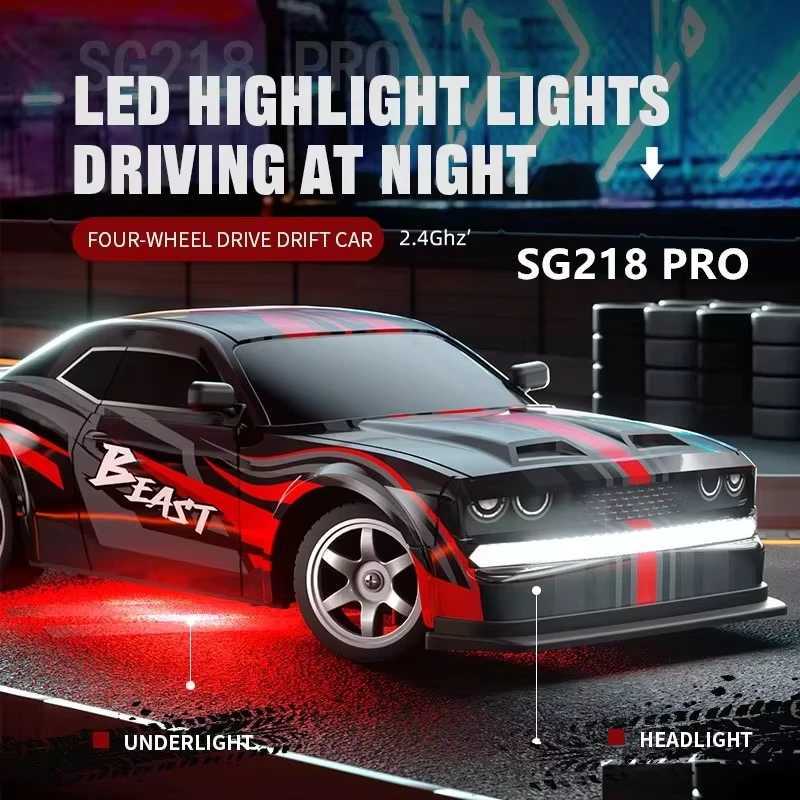 Free shipping KBDFA SG218 PRO brushless 1 16 high-speed remote control 70KM/H four-wheel drive RC sports car 40KM/H
