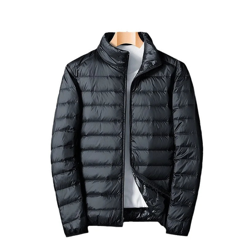 Waterproof Casual Portable Outdoor Lightweight Padded Male Coats Jacket Autumn Winter Ultra Light White Duck Down Men 241024