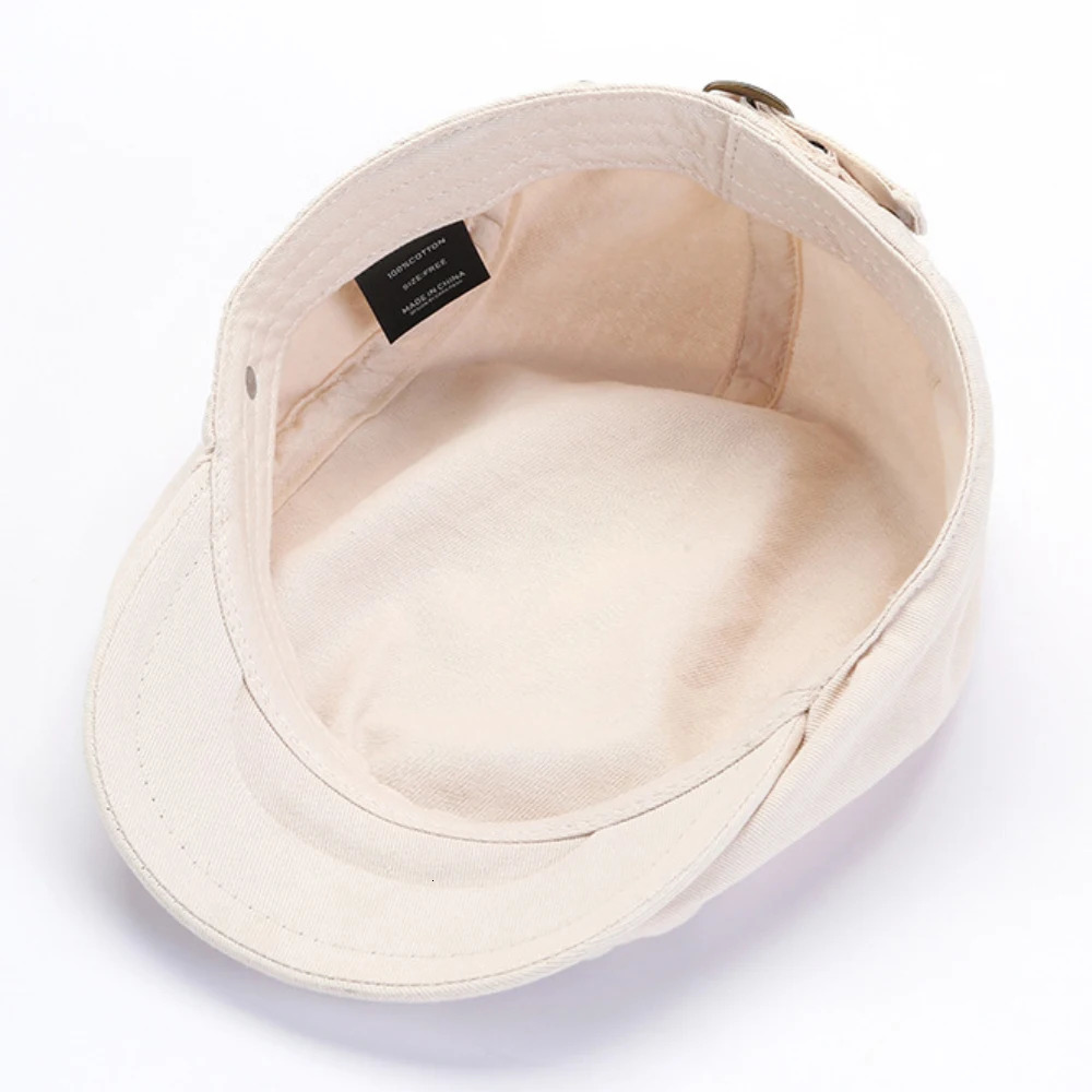 HT4156 Beret Spring Summer Cap Hats for Men Women Adjustable Flat Male Female Artist Painter Hat 241031