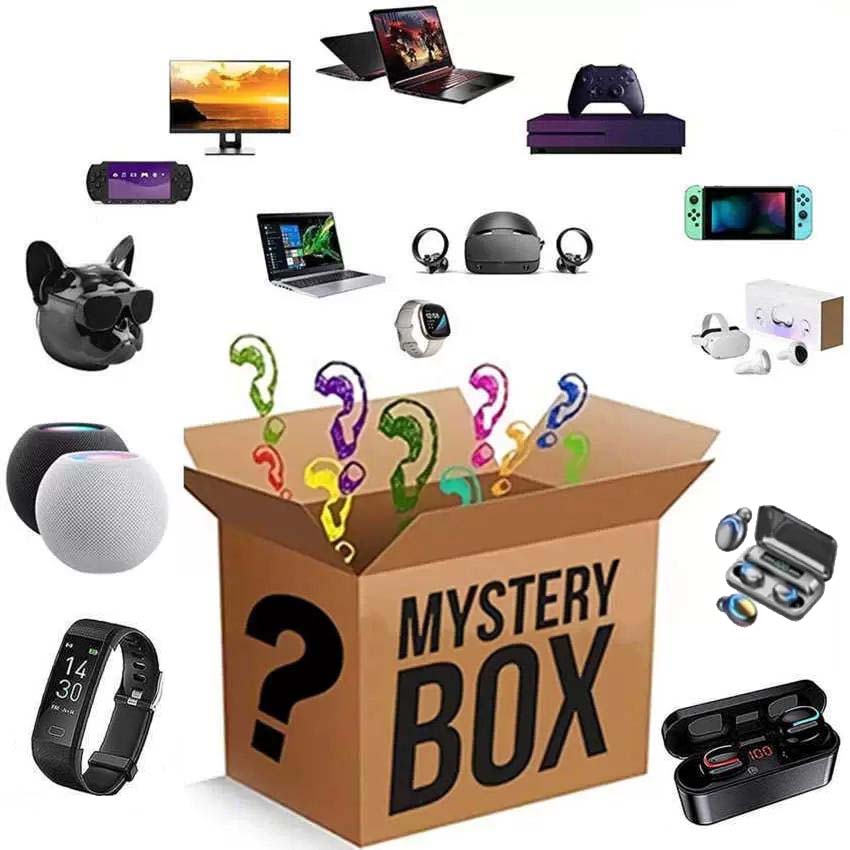Mystery box electronics random boxes birthday surprise gifts lucky gifts for adults such as Bluetooth speakers Bluetooth headsets watches headset max88