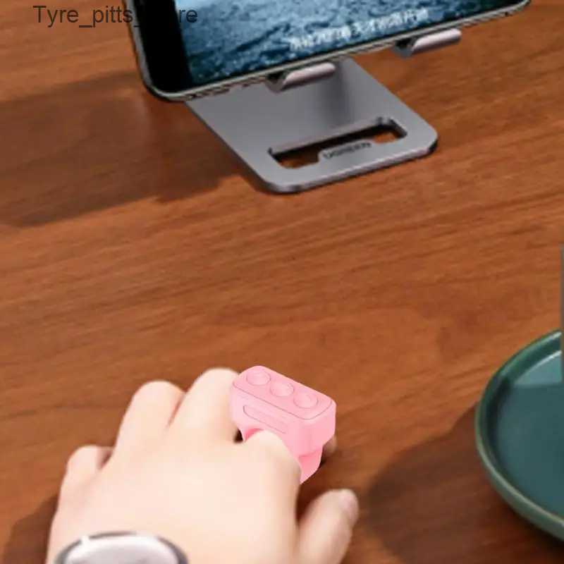 Smart Remote Control Remote Control Scrolling Finger Wireless Blue tooth Remote Control Scrolling Ring Video Record Controller For Tiktoks Selfie L240
