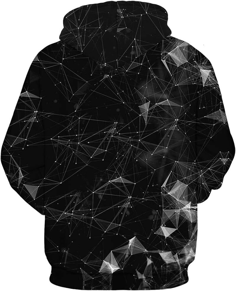 Hoodie for Mens Womens Unisex Hoodies 3D Print Galaxy Pullover Hooded Sweatshirt Hoodies with Big Pockets for Women Graphic Hoodies sweatshirt Pullove