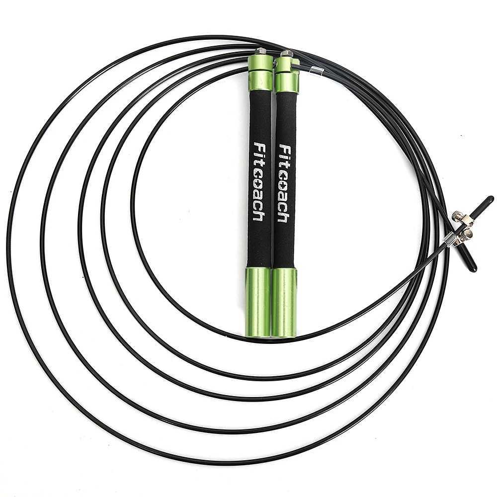 Speed Jump rope ball bearing metal hand sports slide stainless steel cab Crossfit accessory equipmentW241101