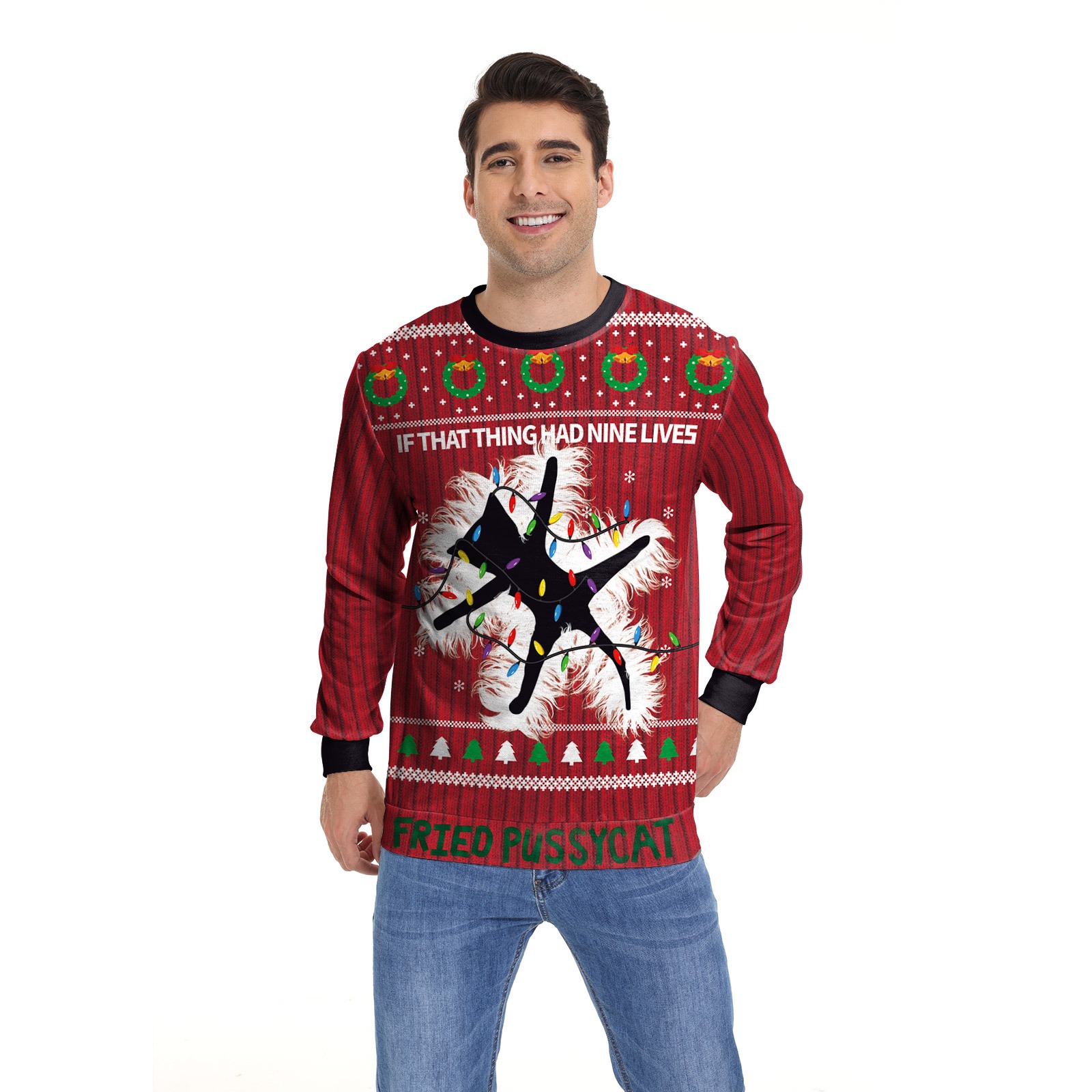 OC15338 Men's Sweaters and Women's Woolen Sweaters Christmas Animal Pattern Limited Edition Customization Autumn/Winter