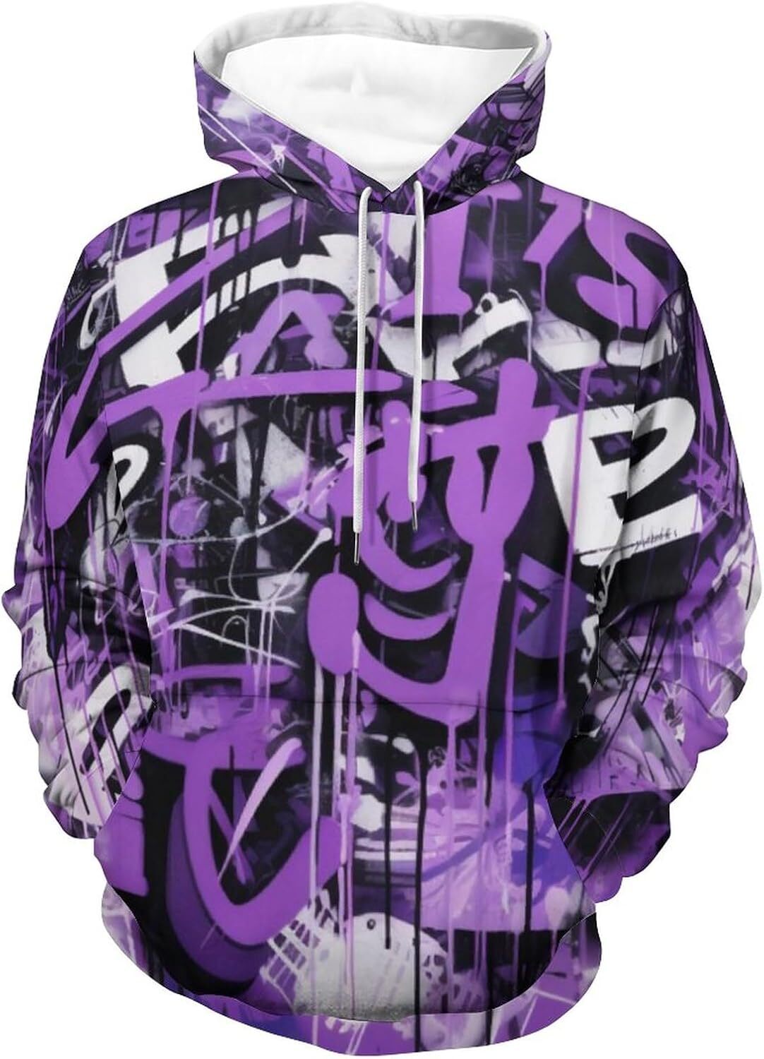 Hoodie for Mens Womens Hip Hop Graffiti Hoodies for Mens Pullover Hippy Lightweight Sweatshirt Graphic Hoodies sweatshirt Creative fashion Pullover Lo