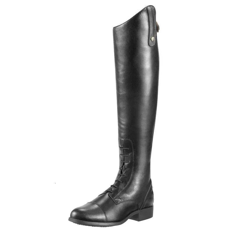 Solid Color Thick Heels Viscose Womens Round Head Back Zipper Over Knee Fashion Knight Riding Boots Equipment 241031