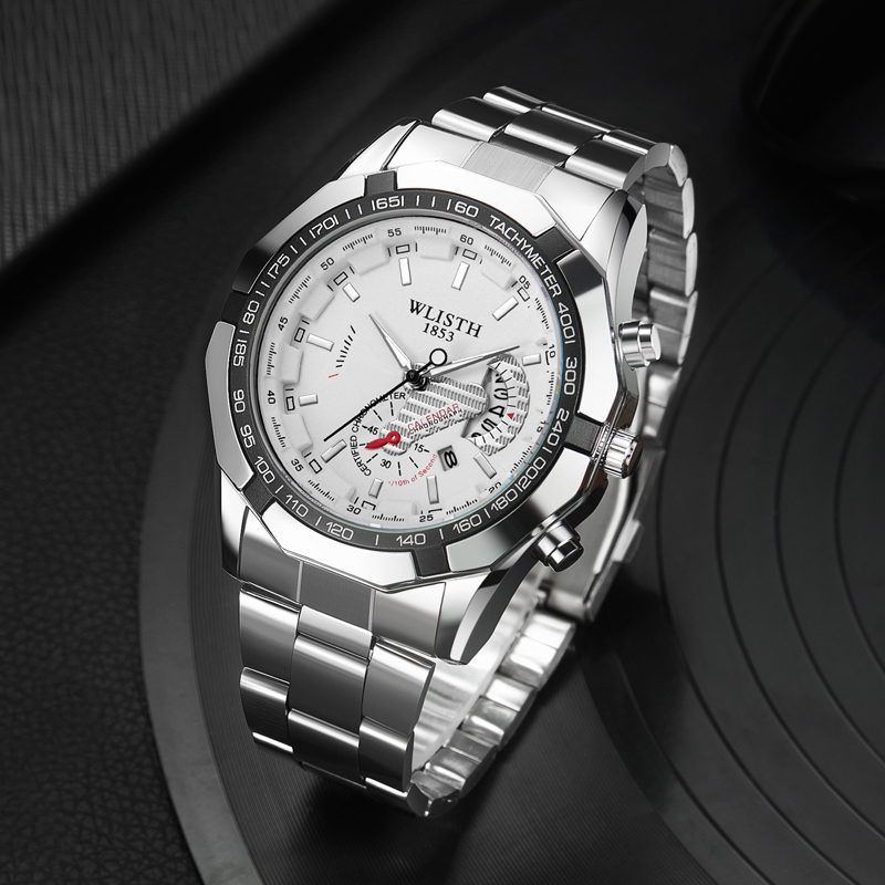 brand luxury watch fashion casual military quartz sports watch all steel waterproof men's clock Relogio Masculino