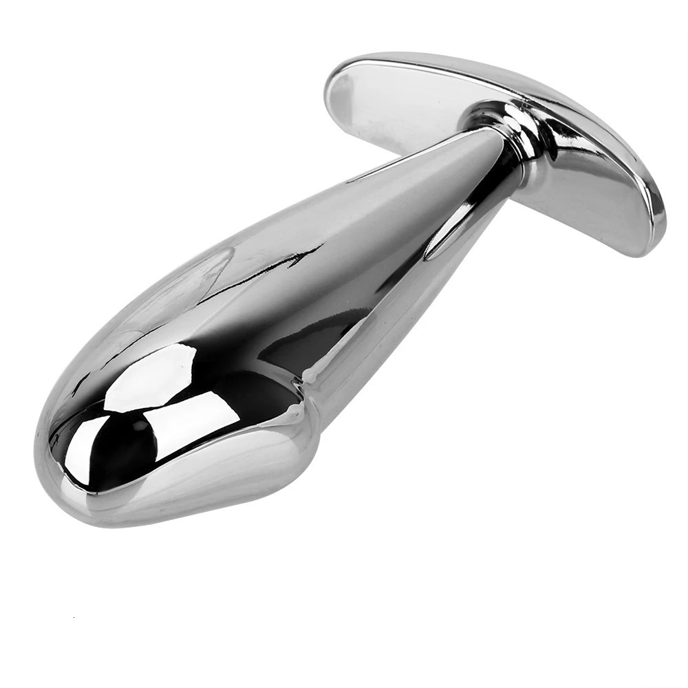 IKOKY Metal Anal Plug Adult Erotic Toys Anal Massage Butt Plug Dildo Sex Toys For Women Female Masturbation 241031